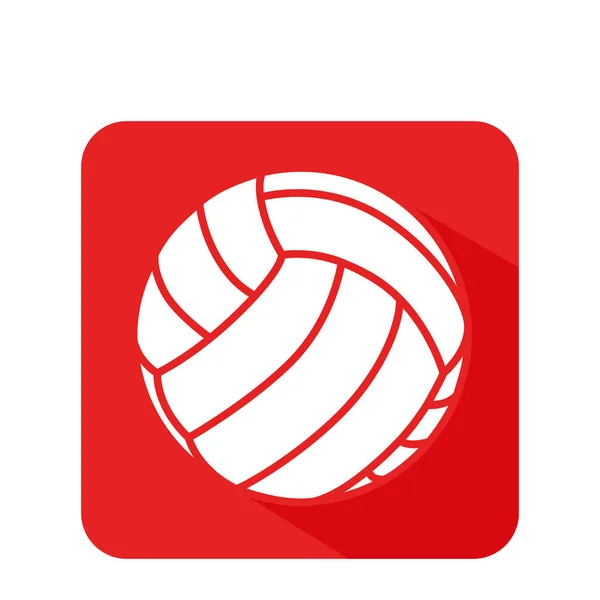 Ikone des Volleyball-Sports — Stockvektor