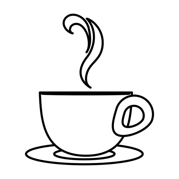 Filiżanka kawy pić ikonę izolowane — Wektor stockowy