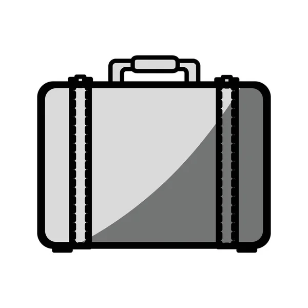 Βαλίτσα ταξιδίου απομονωμένες εικονίδιο — Διανυσματικό Αρχείο