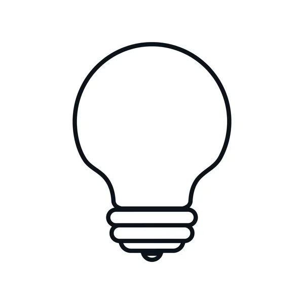 Lamp licht geïsoleerd pictogram — Stockvector