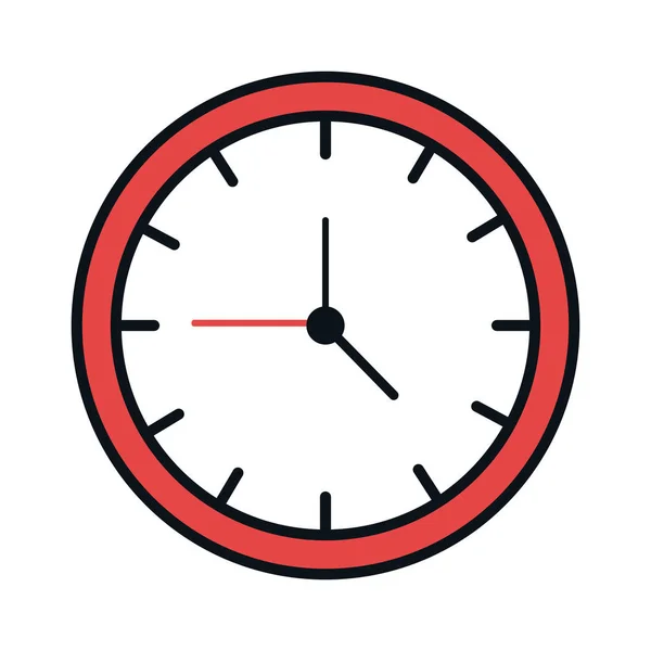 Μεμονωμένο εικονίδιο χρονικό ρολόι — Διανυσματικό Αρχείο