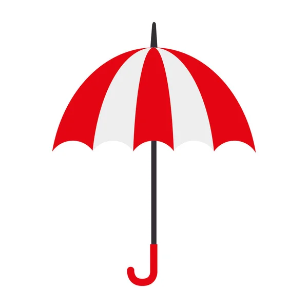 Umbrella protection isolated icon — Stock Vector