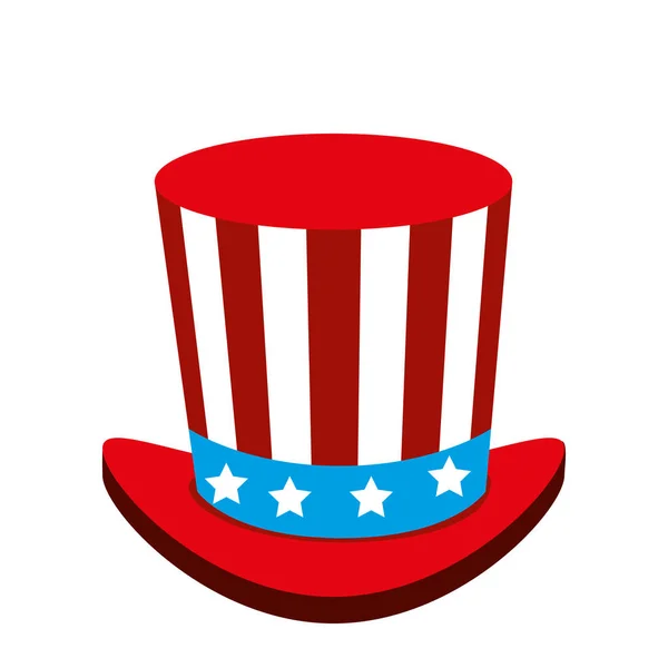 Förenta staterna hatt — Stock vektor