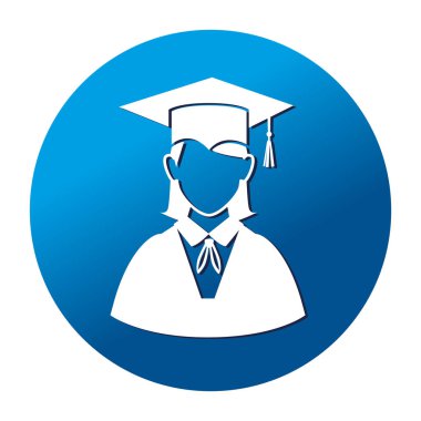 Öğrenci mezuniyet Tekdüzen simgesi