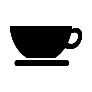 Kahve fincanı izole edilmiş ikon içer