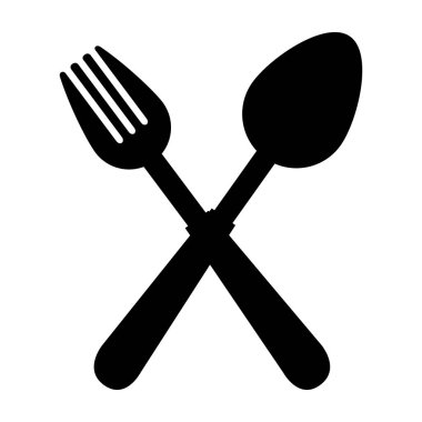 çatal bıçak takımı izole Icon set