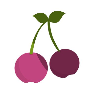 taze meyve izole simgesi