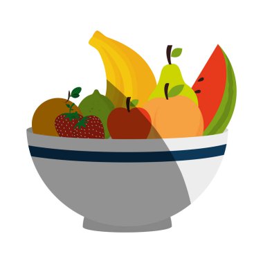 sağlıklı gıda izole simgesiyle çanağı