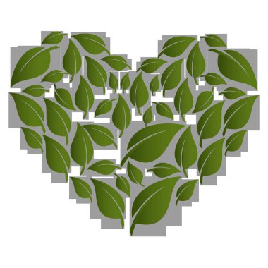 kalp sağlıklı gıda izole simgesiyle