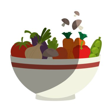 sağlıklı gıda izole simgesiyle çanağı