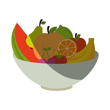 sağlıklı gıda izole simgesiyle çanağı