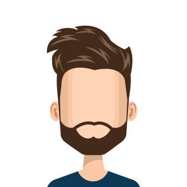 genç adam karakter simgesi