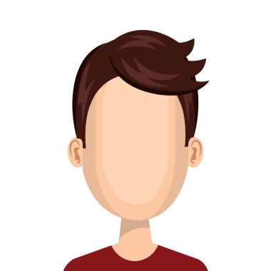 genç adam karakter simgesi