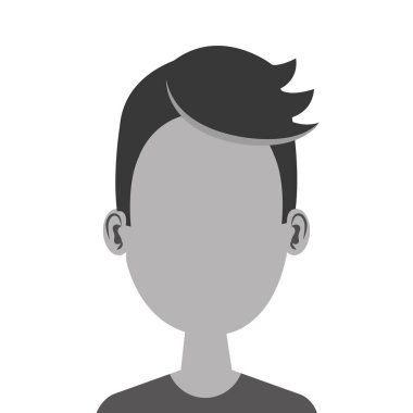 genç adam karakter simgesi