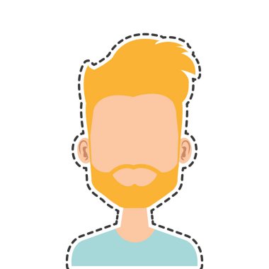 genç adam karakter simgesi