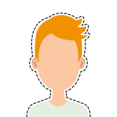 genç adam karakter simgesi