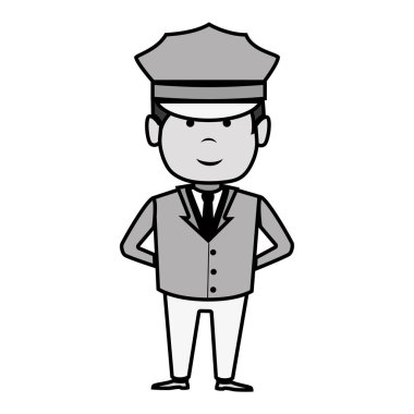 sürücü otel Servisi izole simgesini