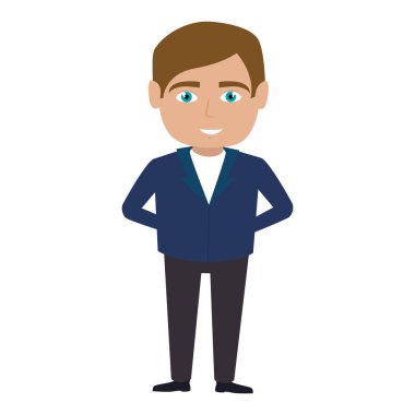 otel resepsiyonist karakter simgesi