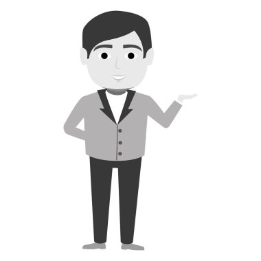 Garson otel Servisi izole simgesini