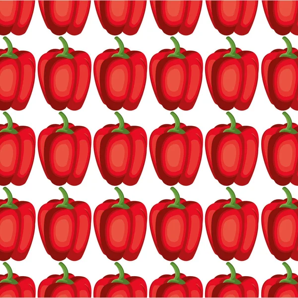 Frisches Gemüse Muster Hintergrund — Stockvektor