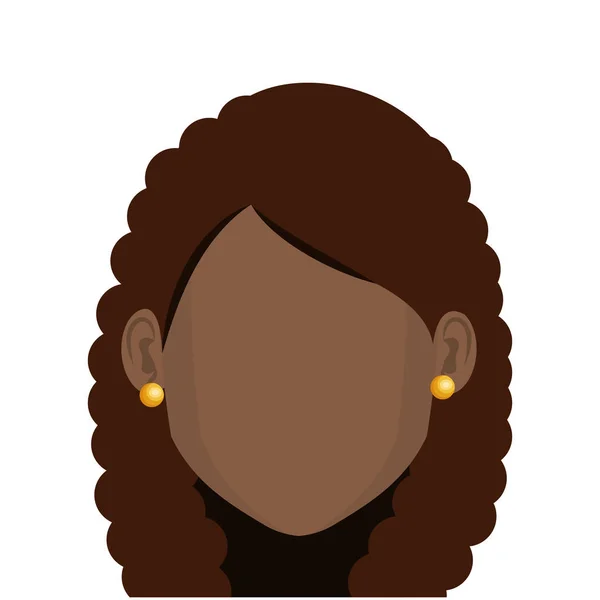 Příležitostné roztomilé žena avatar — Stockový vektor