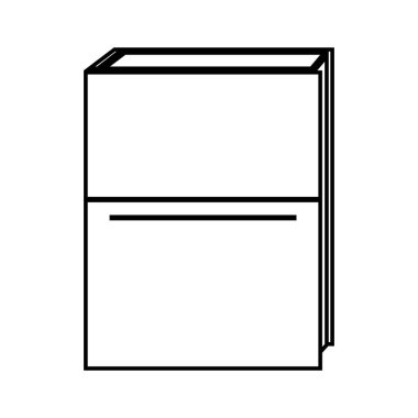 kitap okul izole simgesi