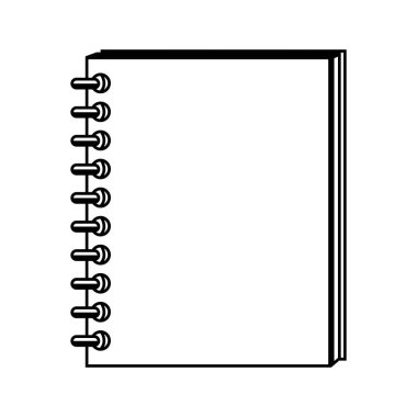 dizüstü okul izole simgesi