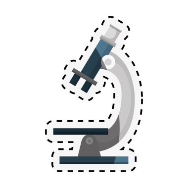 mikroskop aygıtı izole simgesi