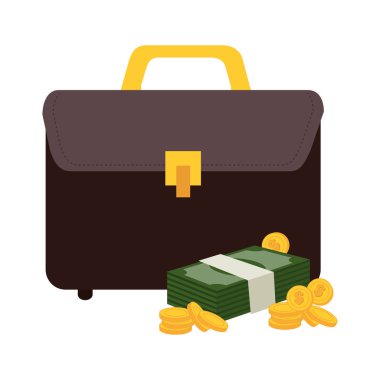 Portföy iş izole simgesi