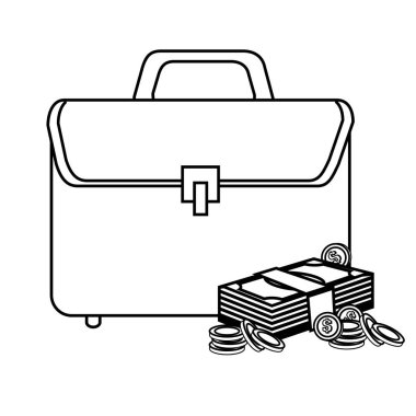 Portföy iş izole simgesi