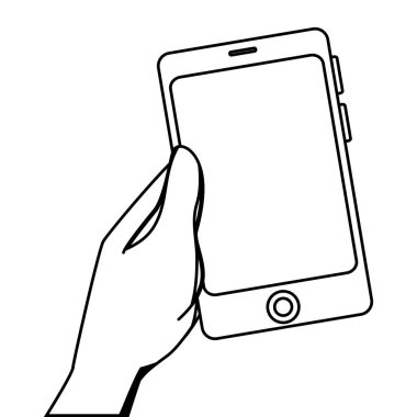 Smartphone aygıtı izole simgesi