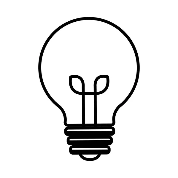 Lamp licht onderwijs pictogram — Stockvector