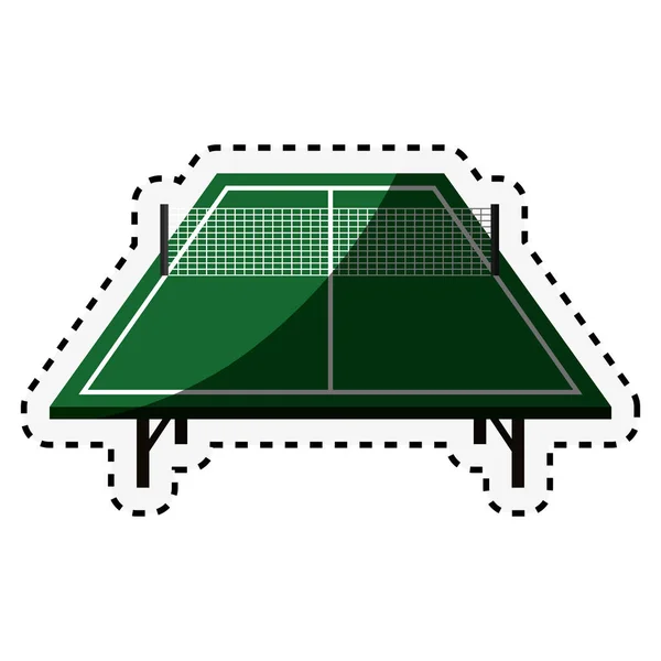 Ping pong stůl ikona — Stockový vektor