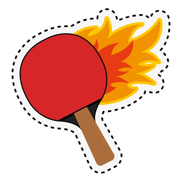 Ping pong raquetas icono — Archivo Imágenes Vectoriales