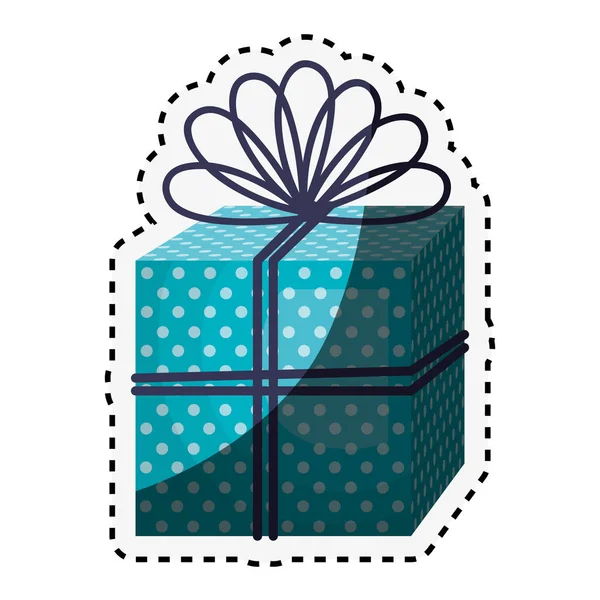 Giftbox υπάρχουν απομονωμένες εικονίδιο — Διανυσματικό Αρχείο