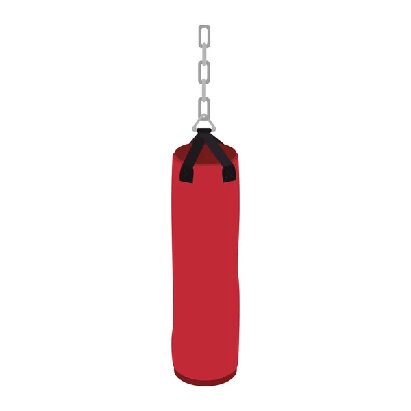 Boxeo punzón aislado icono — Vector de stock