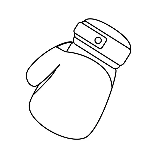 拳击手套设备图标 — 图库矢量图片