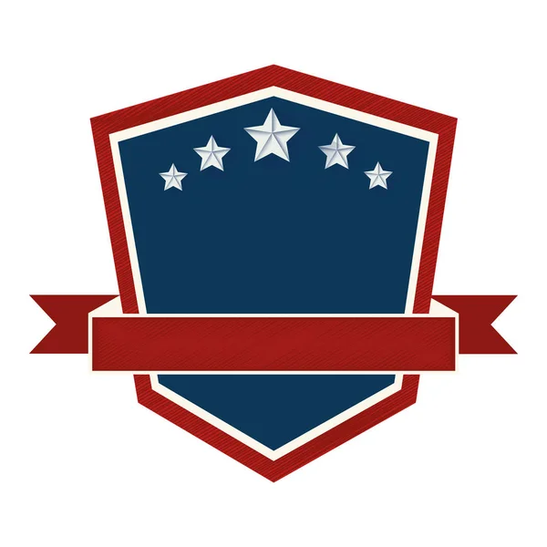 Verenigde Staten van Amerika embleem — Stockvector