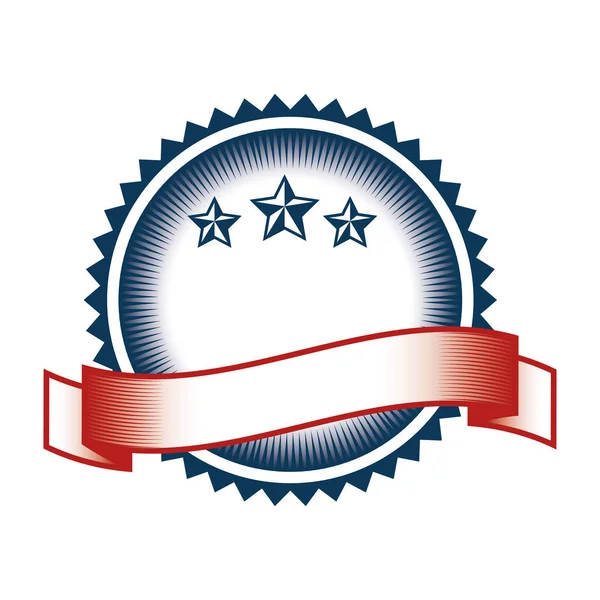 Verenigde Staten van Amerika embleem — Stockvector