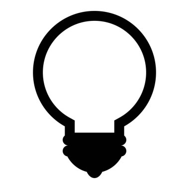 Ampul Işık eğitim simgesi