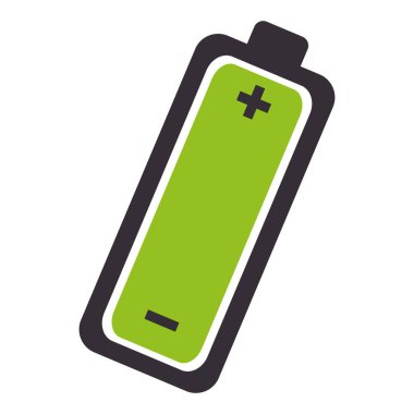 düzeyde izole pil simgesi