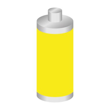 düzeyde izole pil simgesi