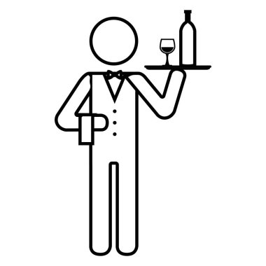 zarif garson karakter simgesi