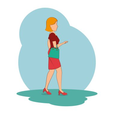 insanlar yürüyen izole simgesi