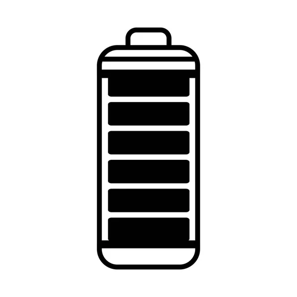 Batteriestand isoliert Symbol — Stockvektor