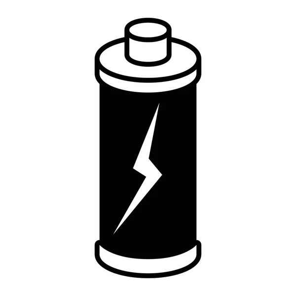 Batteriestand isoliert Symbol — Stockvektor