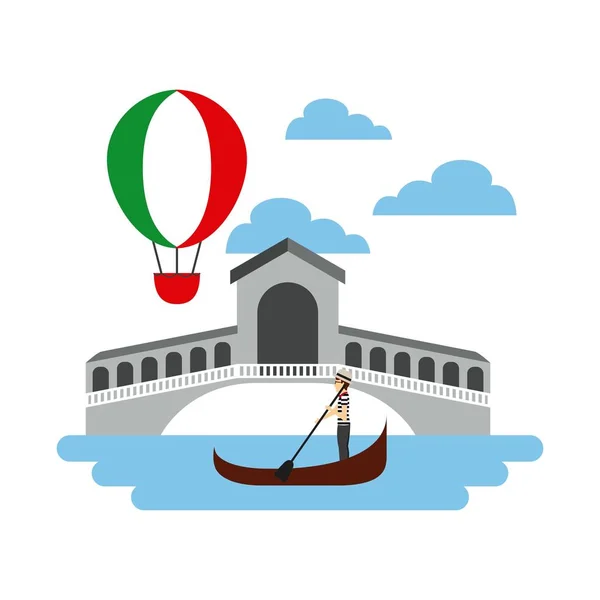 Italienisches Länderdesign — Stockvektor