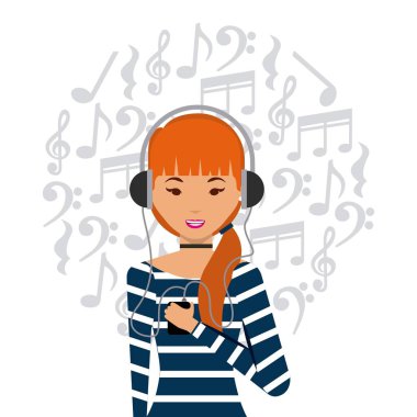 karikatür kadın simgesi