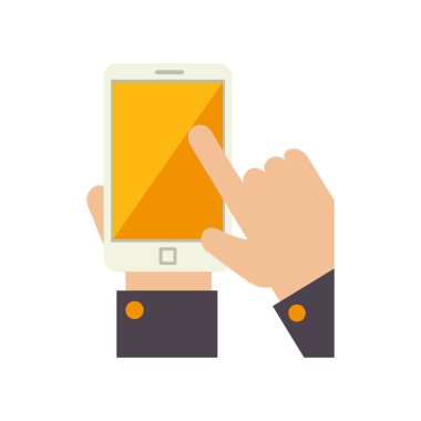 Smartphone aygıtı izole simgesi