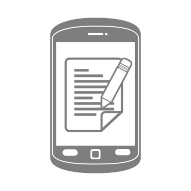 Smartphone aygıtı izole simgesi